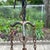 Antique Handmade Silver on Copper Handing Cauldron/Pot on Rusted Iron Chain For Sale - Image 4 of 12