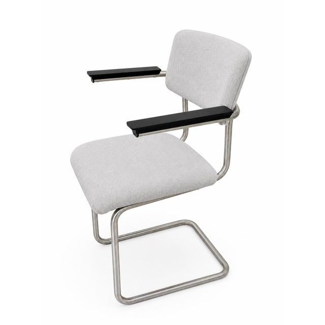 Gispen Bauhaus Model 201 Chair from Gispen, 1930s, Set of 2 For Sale - Image 4 of 5