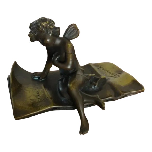 Bronze Cupid Figure from Ferrand, 1900s For Sale