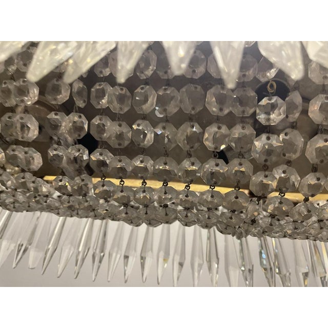 Crystal Flush-Mounts, 1950s, Set of 2 For Sale - Image 13 of 18