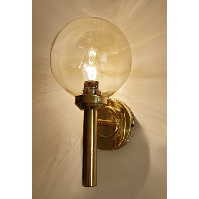 Vintage Glass Sconces from Abo Randers, 1960s, Set of 2 For Sale - Image 14 of 15