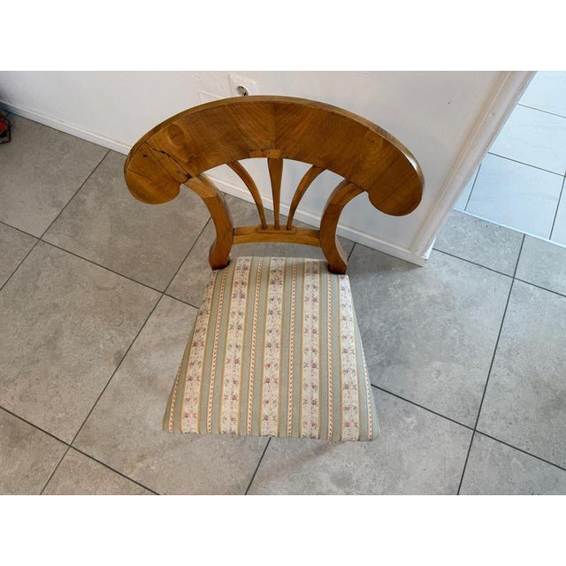 Wood Biedermeier Chair in Walnut For Sale - Image 7 of 9