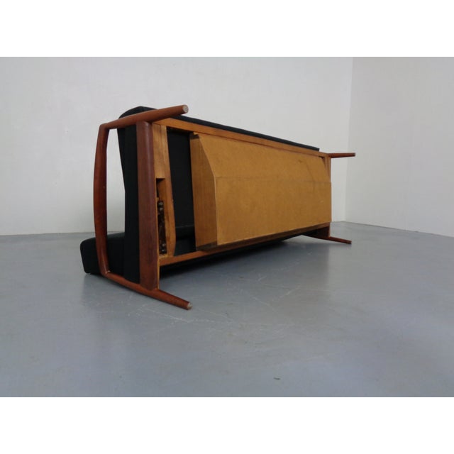 Teak Sofa or Daybed by Carl Straub for Goldfeder, Germany, 1950s For Sale - Image 16 of 18