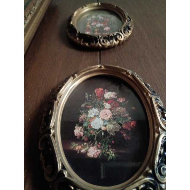 Mid 20th Century Vintage Floral Frames For Sale - Image 5 of 10