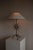 Vintage Brutalist Forged Iron Sunburst Table Lamp For Sale - Image 9 of 10