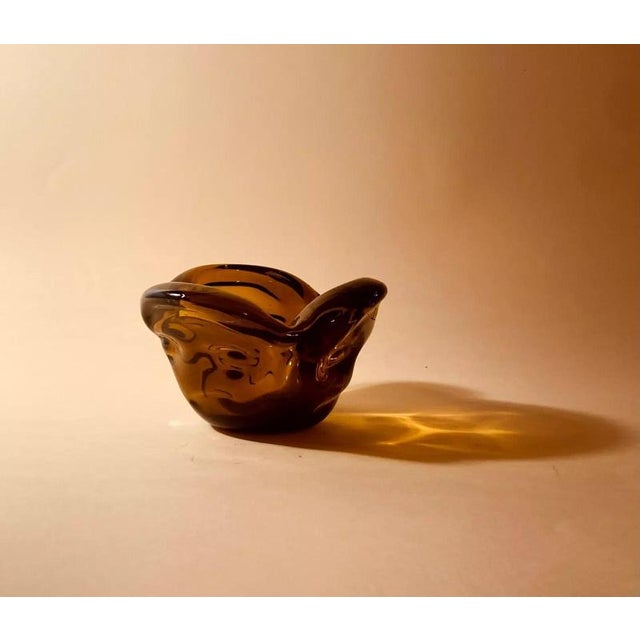 Vintage Modern Glass Bowl by Gyula Budveszel, Hungary, 1990s For Sale - Image 6 of 6