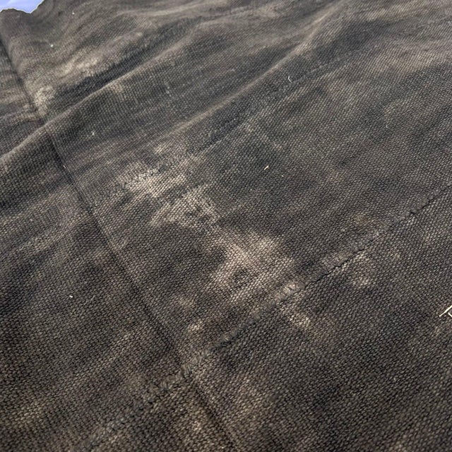 Early 20th Century Black and White Mudcloth Textile Mali 62x42 For Sale - Image 10 of 10