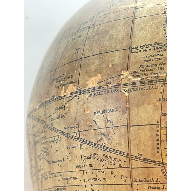 Set 3 Terrestrial Globes 2 by J.Forest & 1 English, 19Th. C. . For Sale - Image 16 of 18