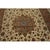 1940s Beige Mid Century Modern Medallion Tabriz Handknotted Silk Highlights Rug For Sale - Image 4 of 7