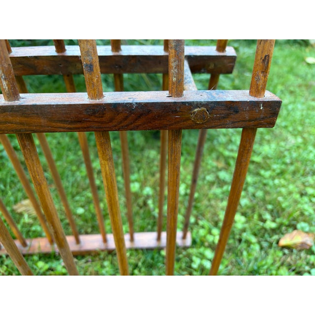 Wood Vintage Wood Plate Rack For Sale - Image 7 of 17