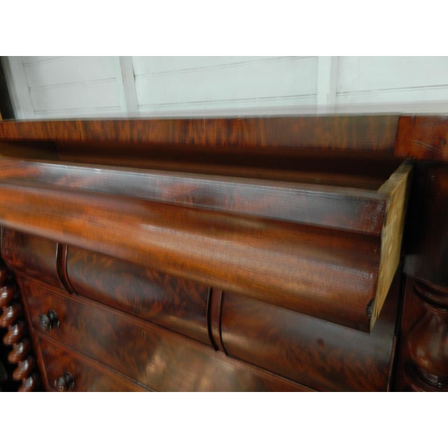 Antique Regency Mahogany Chest of Drawers For Sale - Image 6 of 18