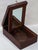 Antique 19th Century Walnut Traveling Shaving Box With Folding Mirror - Gentleman's Dressing Box For Sale - Image 6 of 10
