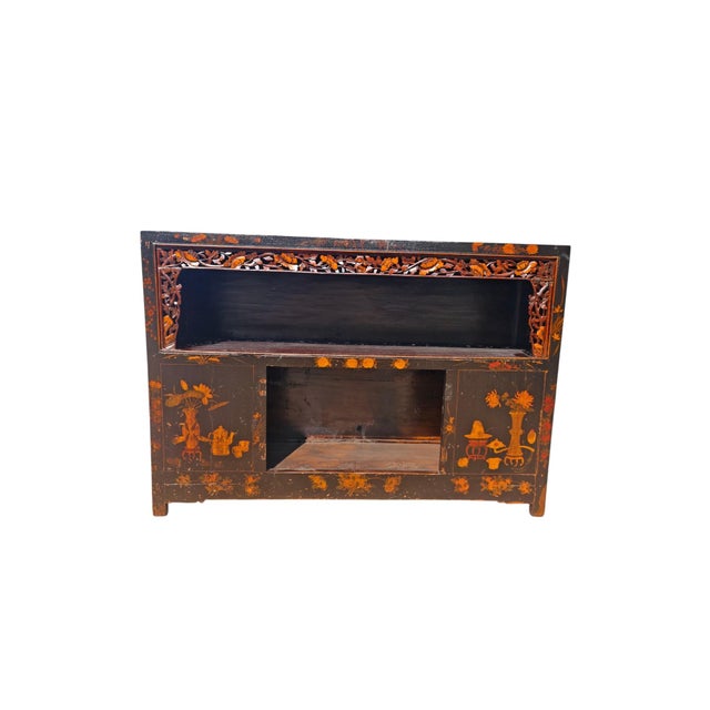 Mid 19th Century Hand-Painted Display Cabinet For Sale - Image 5 of 5
