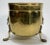Metal Vintage English Brass Lion Handle Footed Cachepot Planter For Sale - Image 7 of 11