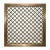 Bronze Grille Antique Criss Cross Rope Pattern For Sale - Image 4 of 4