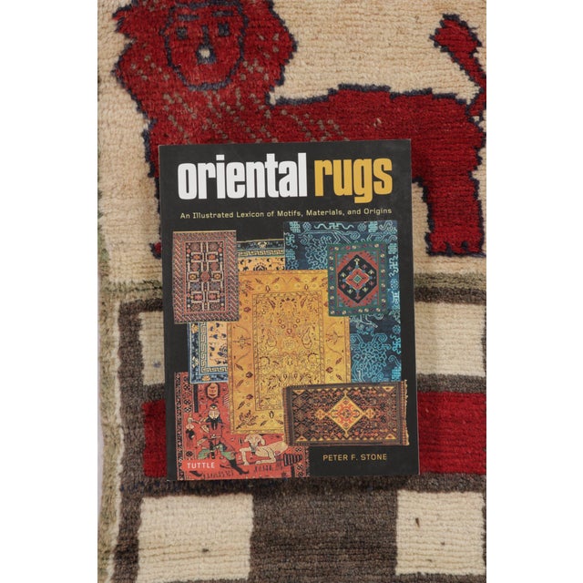 Vintage Gabbeh Extra-Long Pictorial Wool Runner by Rug & Kilim, 1950-1959 For Sale - Image 9 of 9