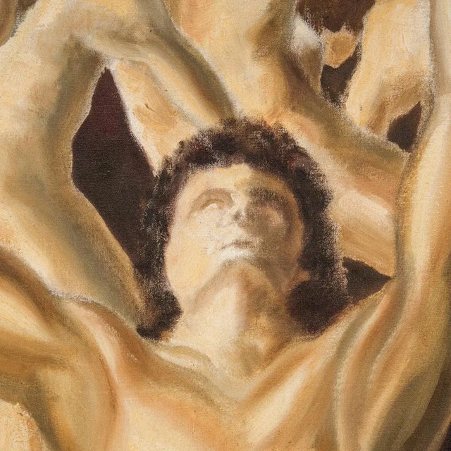 Purgatory, 1970s, Oil on Canvas For Sale - Image 10 of 13