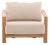 Solana Teak Outdoor Arm Chair For Sale