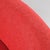 Mid-Century Scandinavian Curved Red Sofa For Sale - Image 5 of 6
