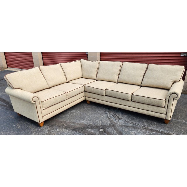 2 Piece Marshfield Furniture Sectional For Sale - Image 10 of 12