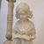 Early 20th Century Art Nouveau Girl Reading Table Lamp in Alabaster, Italy, 1920s For Sale - Image 13 of 18