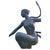Stunning Bronze " Dancer " Early 20th century, H: 200 cm A work of great elegance and refinement. Of French origin....