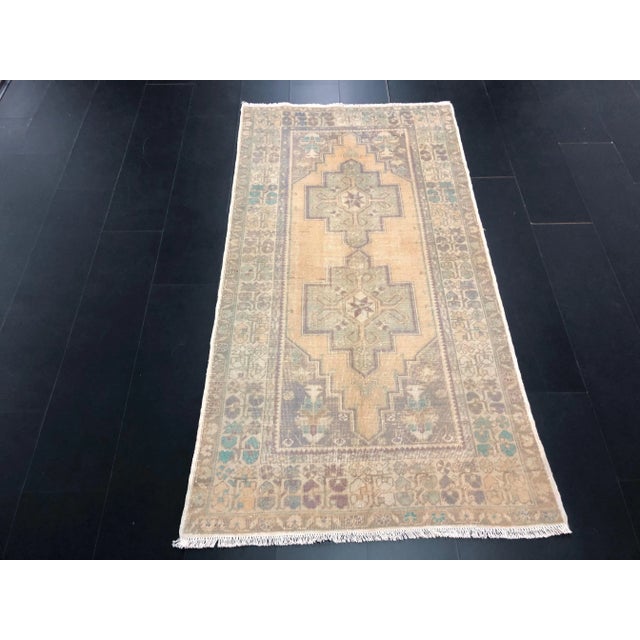 Handmade wool and cotton rug in Turkish Anatolia Carpet, Vintage Oushak Rug, Turkish Vintage Anatolian Rug, Handmade wool...