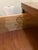1950s Kent Coffey Tableu Mid-Century Modern Walnut Desk With Brass Accents For Sale - Image 11 of 11