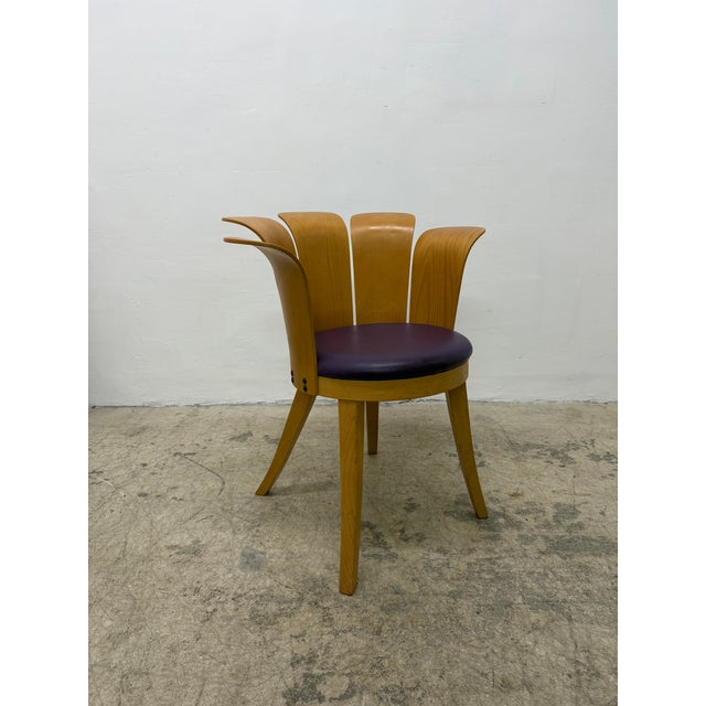 Mid-Century Modern Miro Harold “King Harold” Flower Side Chair for Strauss, 1970s For Sale - Image 3 of 18
