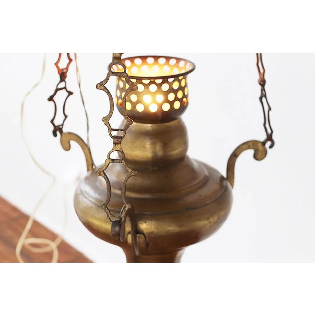 Victorian 19th CenturyPortuguese Baroque Brass Chandelier For Sale - Image 3 of 13