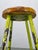 Wood Industrial Metal and Wood Stool, Former Czechoslovakia, 1940s For Sale - Image 7 of 9