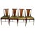 Set of Four Mid Century Dining Chairs Attributed to Harvey Probber For Sale