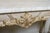 Light Gray Marble Top Console With White Marble Top For Sale - Image 8 of 10