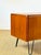 Black Low Scandinavian Teak Sideboard with 4 Doors and Hairpin Legs, 1960 For Sale - Image 8 of 17