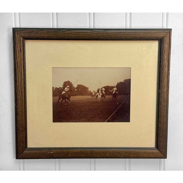 A Traditional Polo Matched Framed Photograph, c.1950's - Pairs Nicely with Many Traditional & Eclectic Interiors - Would...