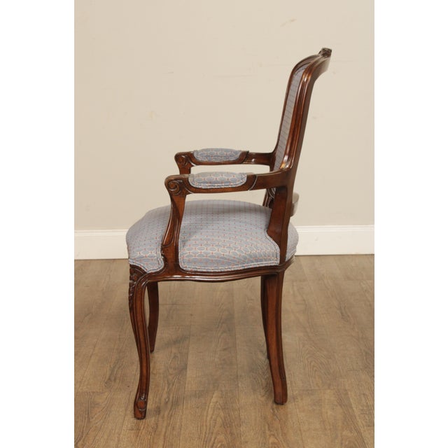 French Louis XV Style Fauteuil Armchair For Sale - Image 9 of 12
