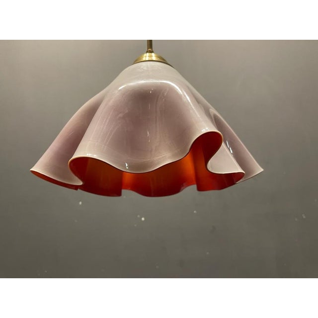 Murano Glass Light Pendant Handkerchief by Venini, 1970s For Sale - Image 9 of 15