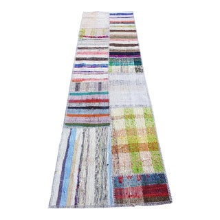 Oushak Vintage Turkish Runner For Sale
