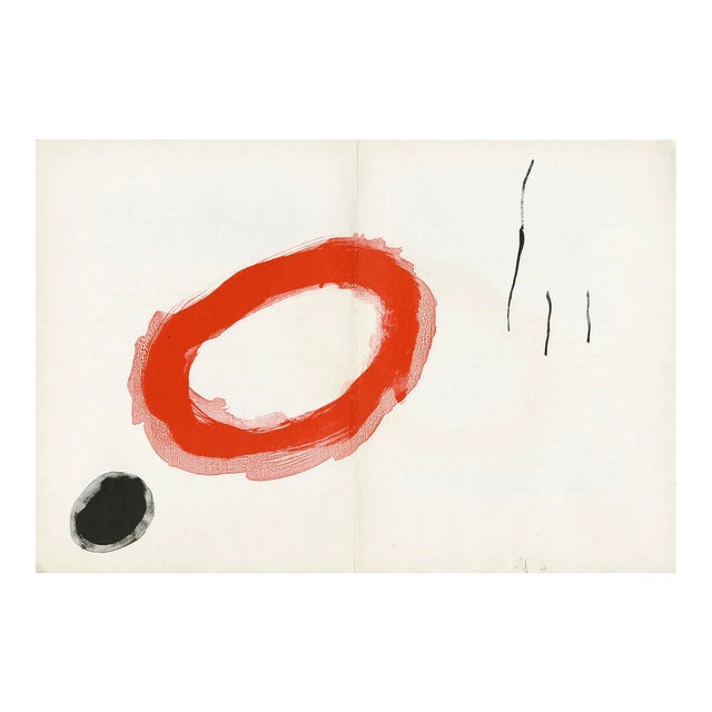 1961 Joan Miro Original Lithograph DM03128d Derriere Le Miroir For Sale