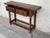 Late 18th Century 18th Carved Two-Drawer Baroque Spanish Walnut Console Table With Iron Hardware For Sale - Image 5 of 13