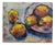 Vivek Mandalia, Bowl of Lemons, Oil on Canvas For Sale