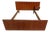 Vintage Teak Bed with Integrated Nightstand, 1960s For Sale