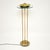 Gold Vintage Brass and Glass Floor Lamp by Robert Sonneman, 1970s For Sale - Image 8 of 8