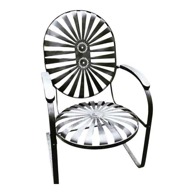 Mid 20th Century Francois Carre King Cantilever Rocker For Sale
