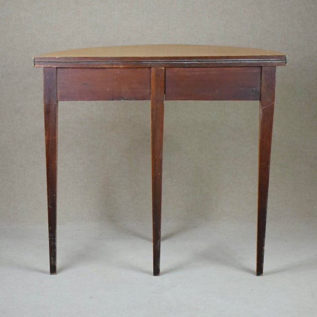 Antique Gustavian Mahogany Card Table, Sweden, 1800 For Sale - Image 4 of 12