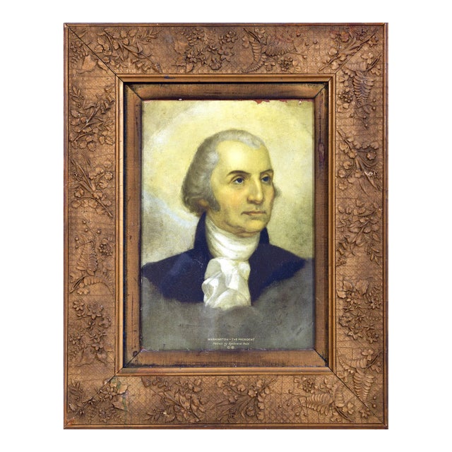 1990s Portrait of George Washington Reproduction Print For Sale