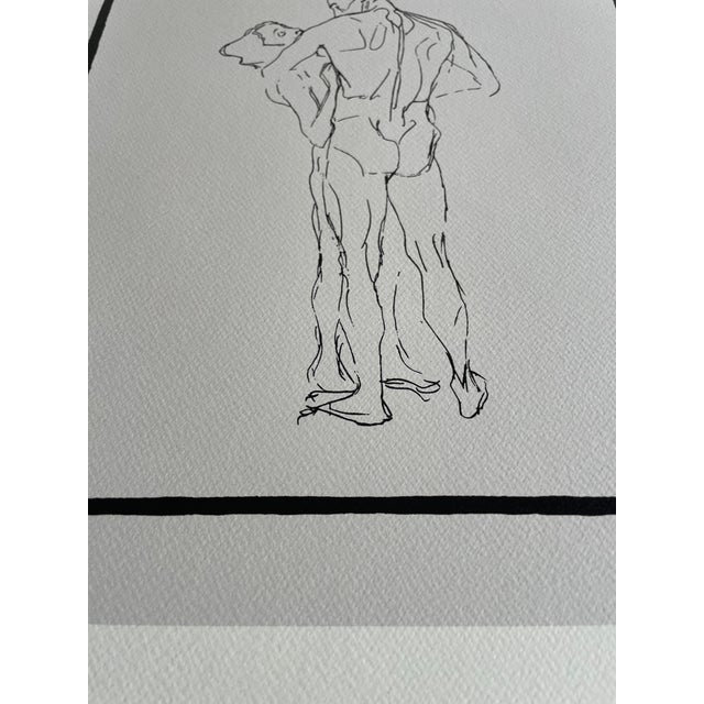 2020s Gustav Klimt (1862-1918), Couples D'Amants, Printed in Belgium For Sale - Image 5 of 10