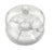 Transparent Vintage Clear Glass Pedestal Serving Dish With Dome Cover For Sale - Image 8 of 9