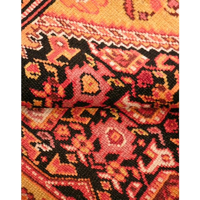 Antique Malayer Navy/Ivory Wool Area Rug- 3'11'' X 6' 5'' For Sale In New York - Image 6 of 6