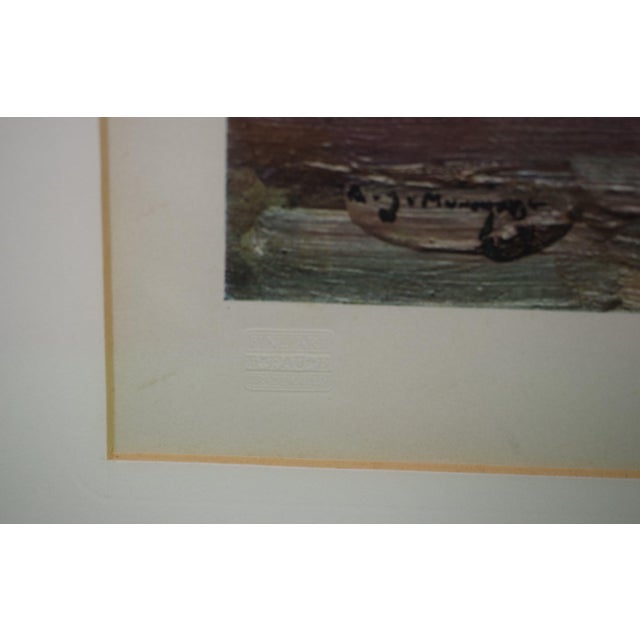 "The Belvoir Hunt Horses Exercising, a December Morning" 1922 Frost & Reed Chromolithograph by Alfred Munnings (Signed) For Sale - Image 4 of 8